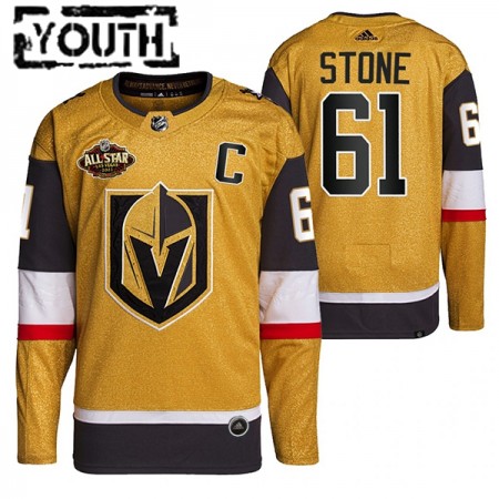 Vegas Golden Knights Mark Stone 61 2022 NHL All-Star Gold Authentic Shirt - Kinderen